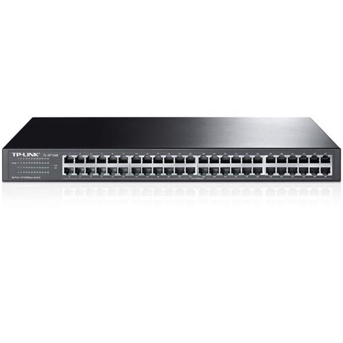 سوییچ 48 پورت مگابیتی و رکمونت تی پی-لینک مدل TL-SF1048 - 5