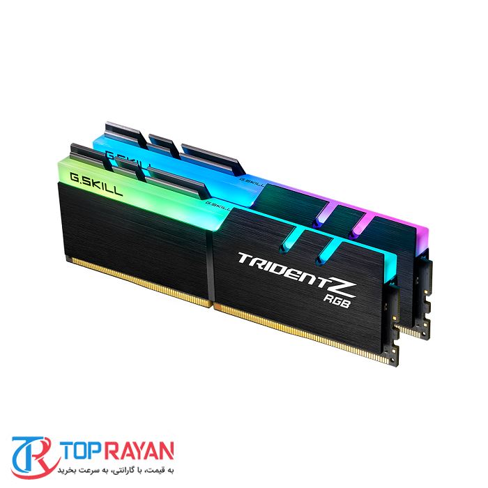 رم کامپیوتر DDR4 دو کاناله 3200 مگاهرتز CL16 جی اسکیل مدل TridentZ RGB ظرفیت 32 گیگابایت - 2