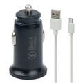 Tsco TCG34 Car Charger with microUSB Cable