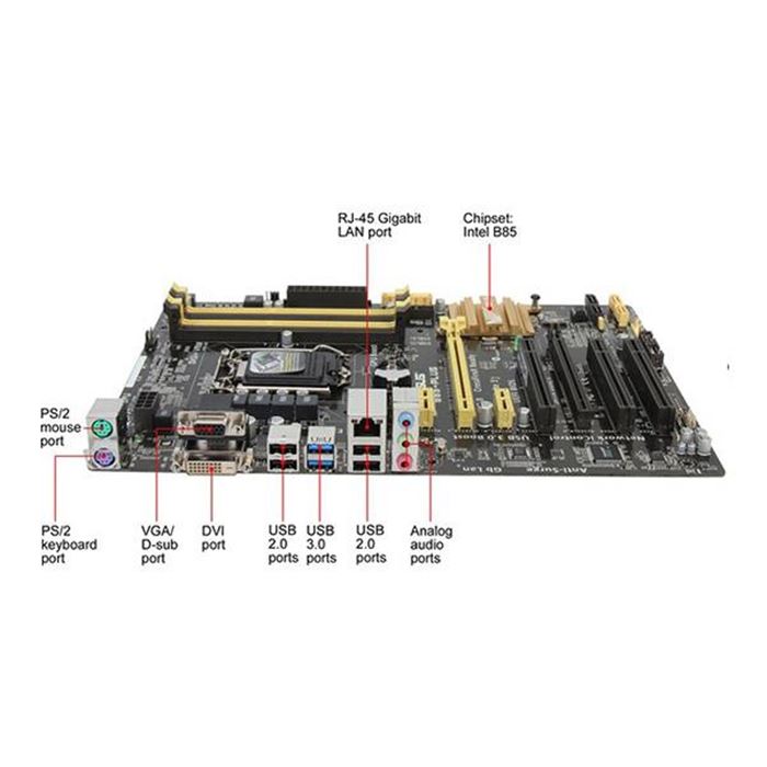 مادربرد ایسوس مدل B85-Plus سوکت 1150 - 8