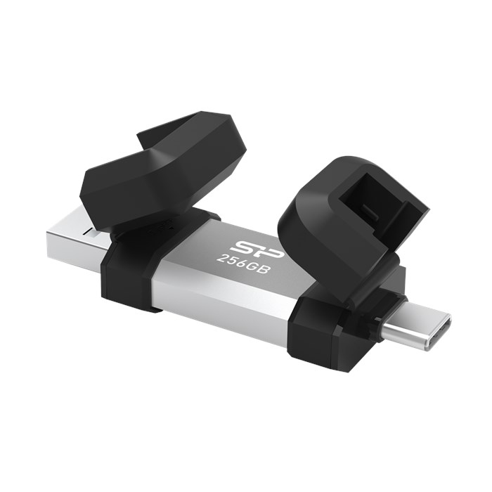 فلش مموری OTG سیلیکون پاور مدل Mobile C51 ظرفیت 256 گیگابایت - 3