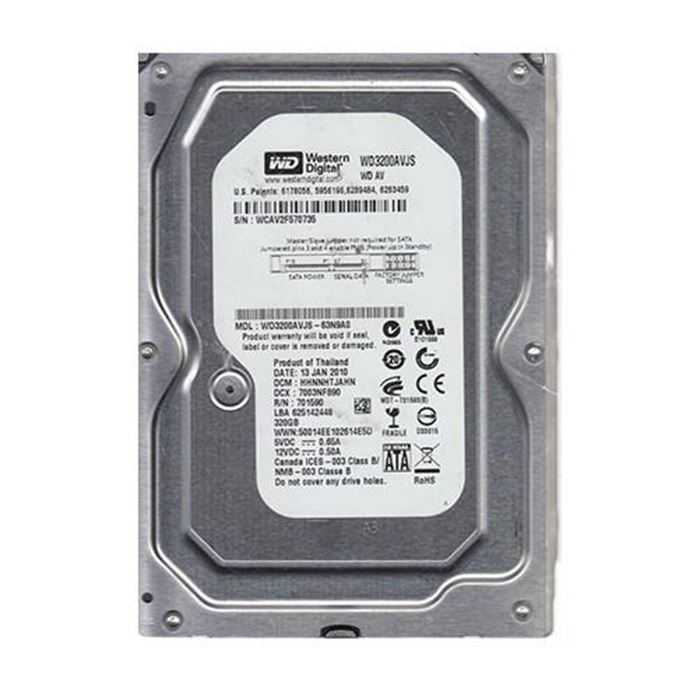 هارد دیسک اینترنال وسترن دیجیتال مدل WD AV-GP WD3200AVVS ظرفیت 320 گیگابایت - 3