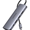 یوگرین  CM-179 USB 3.0 Type C HUB, 3 Port With 1 HDMI Port + VGA + Gigabit LAN + Power Delivery / 80133