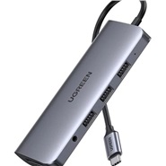 Ugreen  CM-179 USB 3.0 Type C HUB, 3 Port With 1 HDMI Port + VGA + Gigabit LAN + Power Delivery / 80133