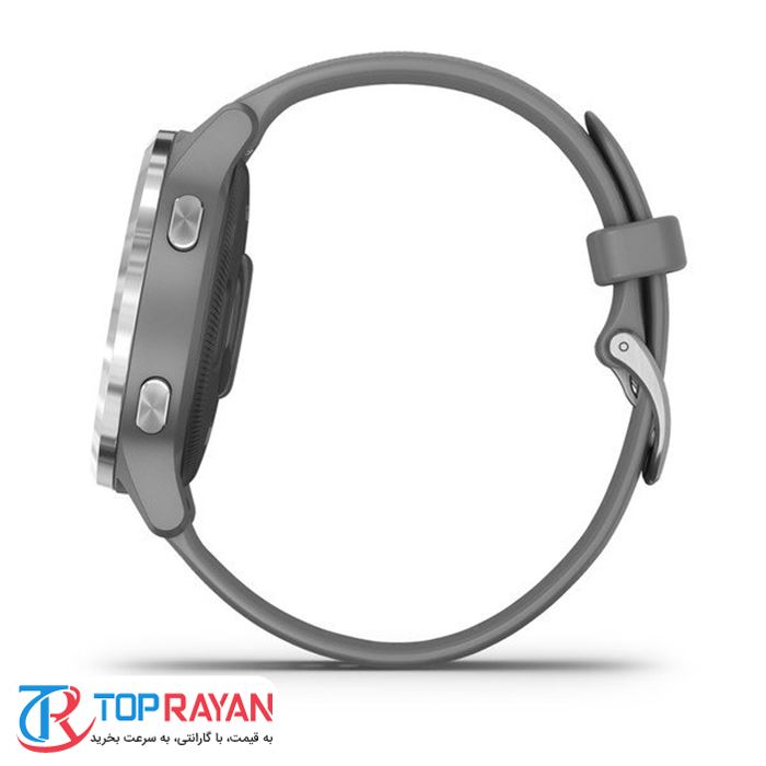 ساعت ورزشی گارمین مدل VivoActive ۴S Powder Grey with Silver Hardware - 7