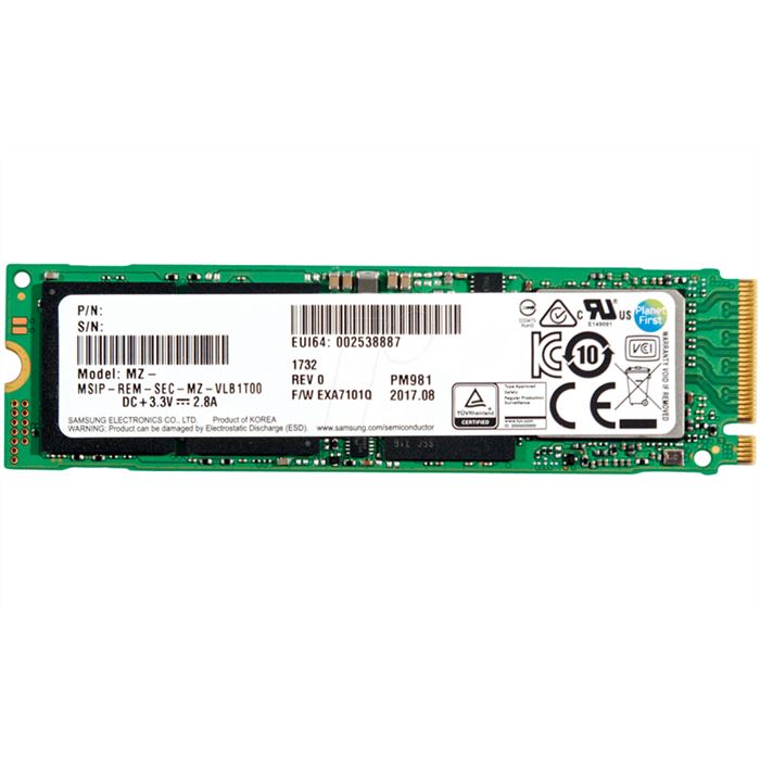 حافظه SSD سامسونگ مدل PM981 ظرفیت 256 گیگابایت - 2