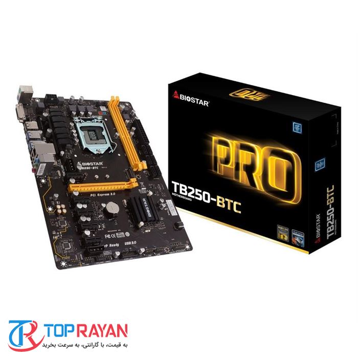 مادربرد بایوستار مدل TB250-BTC سوکت 1151 - 4
