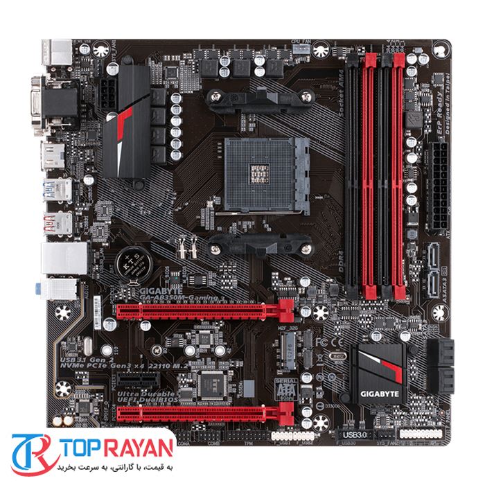 GIGABYTE GA-AB350M-Gaming 3-Gaming (rev. 1.0) Motherboard - 2