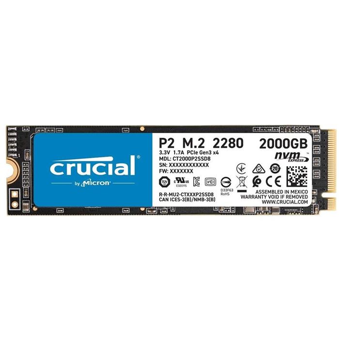 حافظه SSD کروشیال مدل P2 ظرفیت 250 گیگابایت — 2