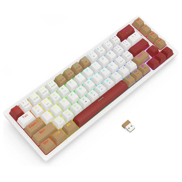 کیبورد گیمینگ ردراگون مدل Rammus K677 WLR Pro - 3