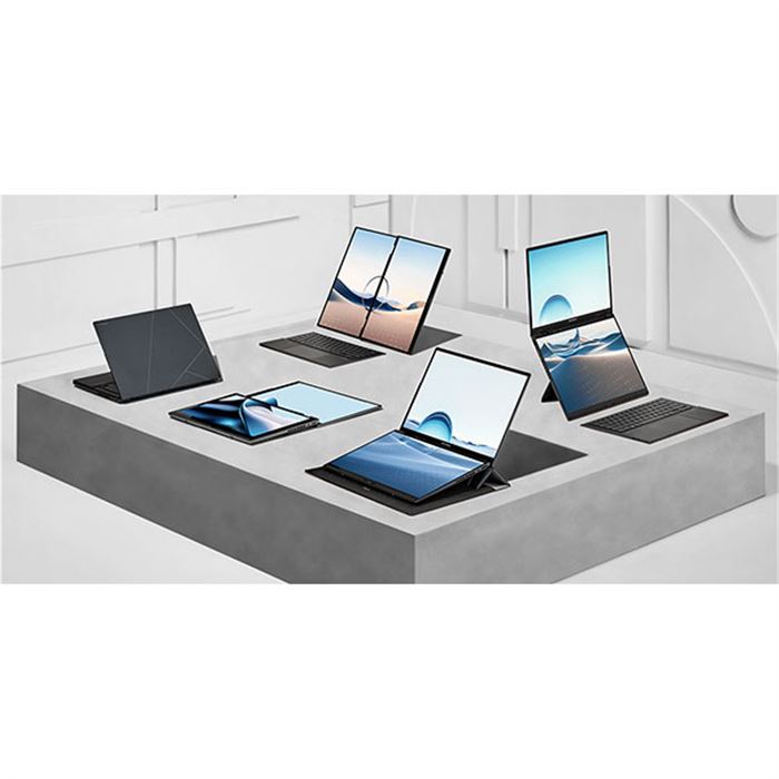 لپ تاپ 14 اینچی ایسوس مدل Zenbook DUO UX8406CA-Core Ultra 9 285H-32GB LPDDR5X-1TB SSD-Dual WUXGA OLED Touch 60Hz-W - کاستوم شده - 14