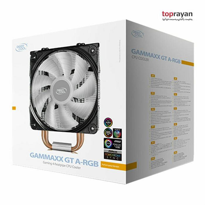 خنک کننده پردازنده دیپ کول سوکت 1700 مدل GAMMAXX GT A-RGB - 12