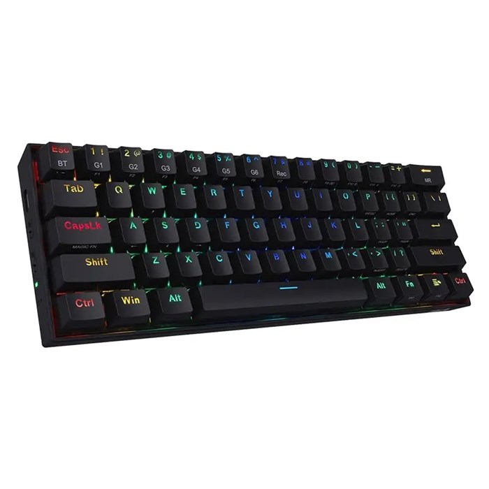 کیبورد بی سیم/باسیم مکانیکال گیمینگ ردراگون Draconic K530 Black RGB - 2