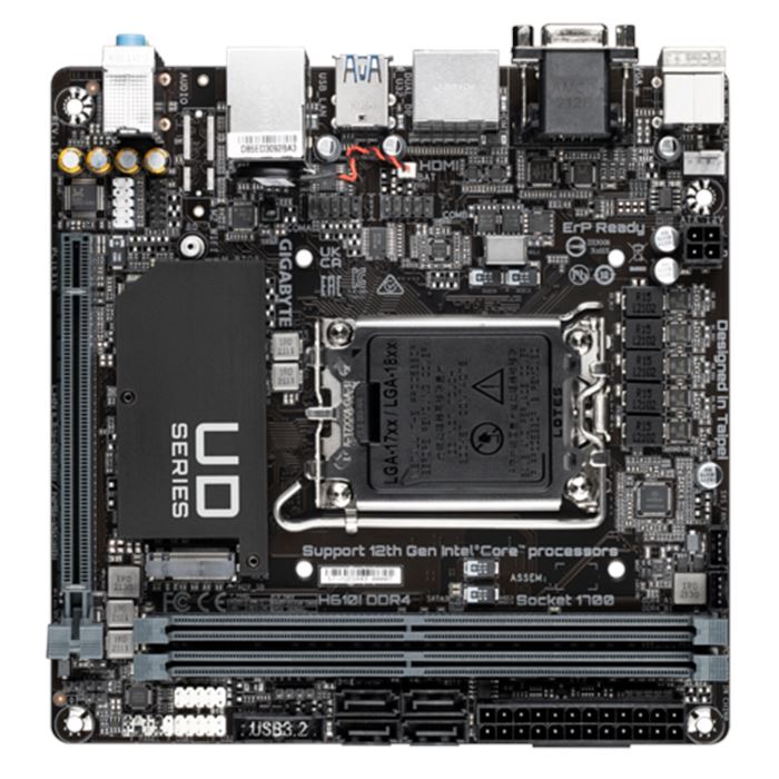 مادربرد گیگابایت مدل H610I-DDR4 سوکت 1700 - 4