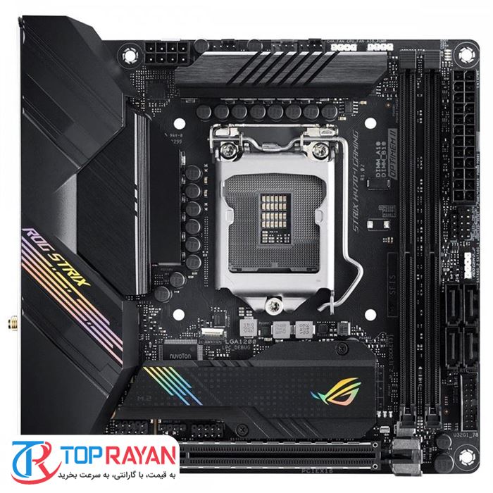 مادربرد ایسوس مدل ROG STRIX H470-I GAMING WI-FI DDR4 سوکت 1200 - 3