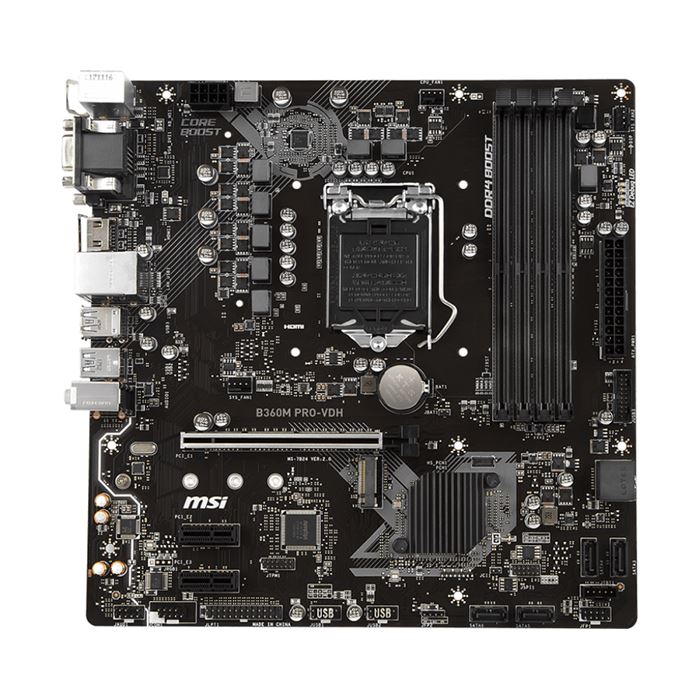 MSI B360M PRO-VDH LGA 1151 Motherboard - 7