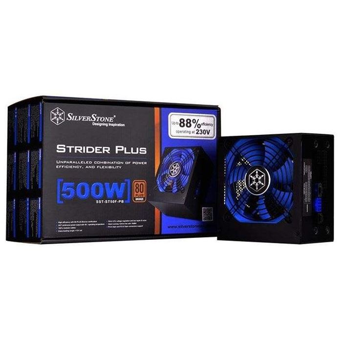 منبع تغذیه کامپیوتر سیلوراستون مدل Strider SST-ST۵۰F-PB