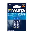Varta Longlife Power 2AA batteries