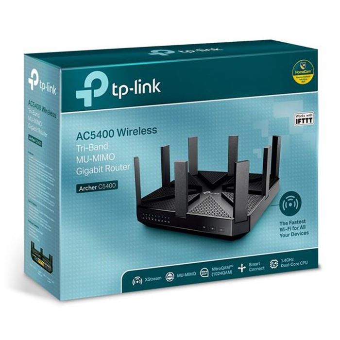 روتر بی سیم گیگابیتی سه بانده تی پی-لینک مدل Archer C5400 - 3