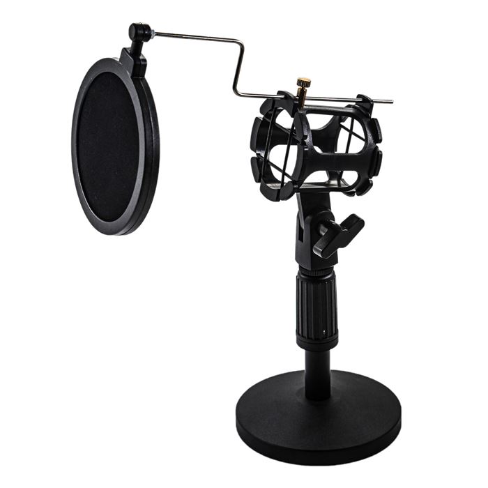 پایه میکروفون رومیزی پاپ فیلتر دار مدل PS-4 - 5