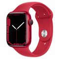 Apple Watch Series 7 GPS 45mm RED Aluminum Case with Sport Band