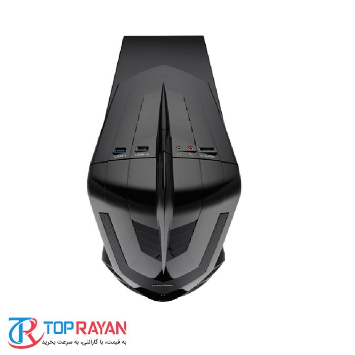 کیس کامپیوتر ایروکول مدل سیکلون ۲ بلک ادیشن - 4