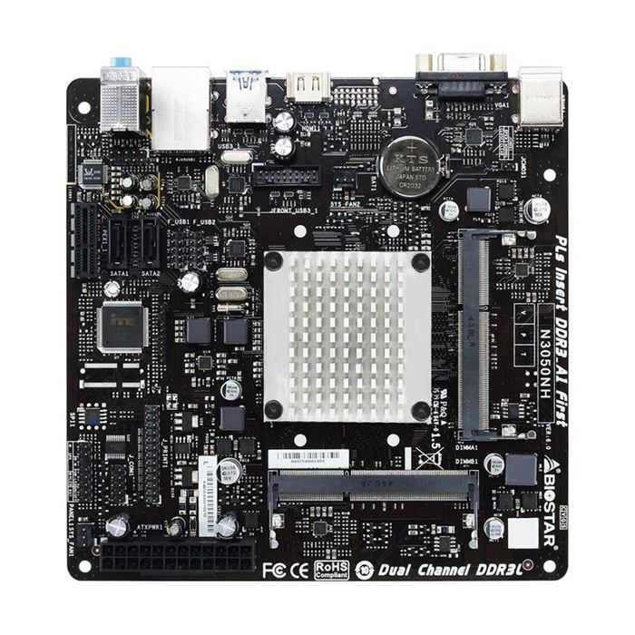 مادربرد بایوستار مدل N3050NH CPU Onboard سوکت 1151 - 6