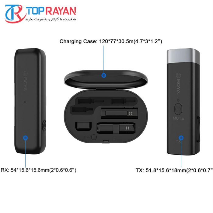 میکروفن بی سیم بویا مدل BY-WM3D - 12