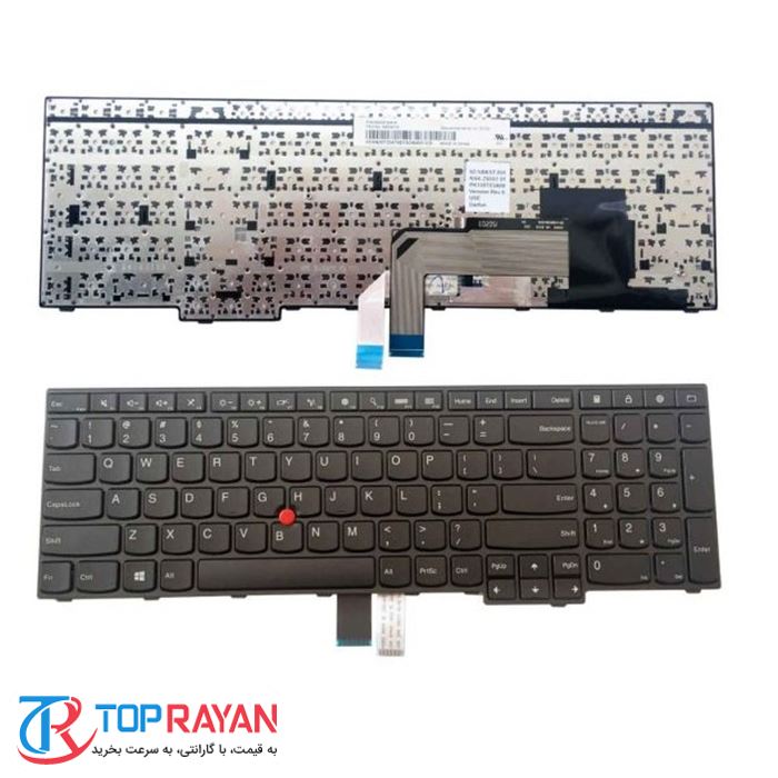 کیبورد لپ تاپ لنوو Thinkpad E560 E550 مشکی - 2