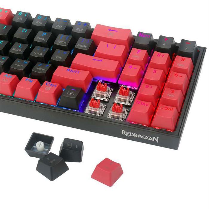 کیبورد مکانیکال گیمینگ ردراگون Redragon K631 RGB BRW - 7