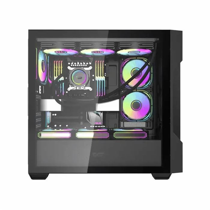 کیس کامپیوتر گیمینگ دارک فلش مدل DS900 Mesh ATX Black - 3