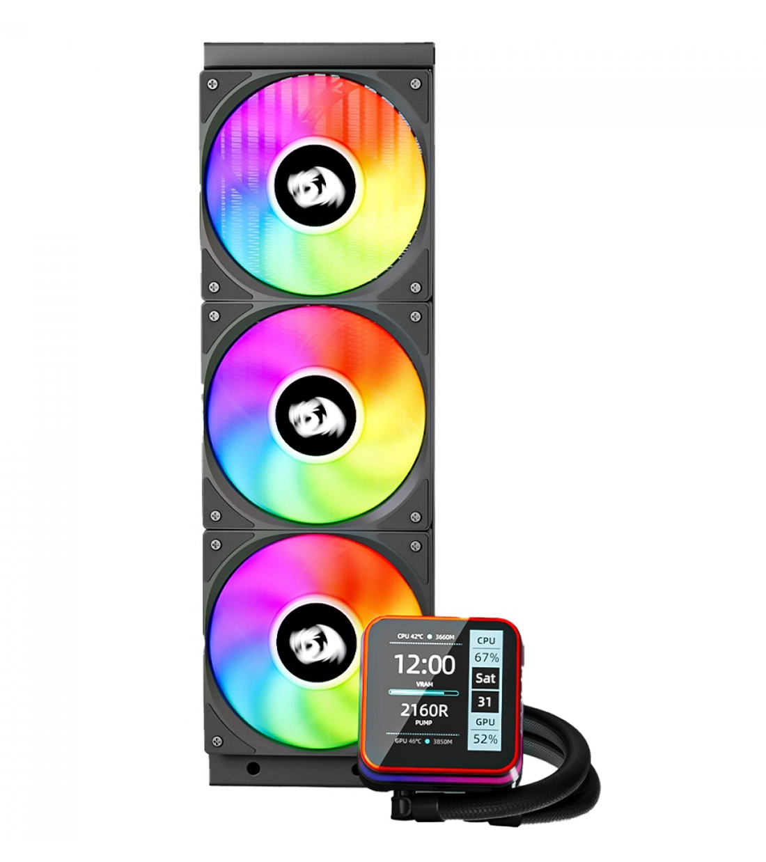خنک کننده مایع پردازنده ردراگون مدل CCW-3015 360 RGB - 2