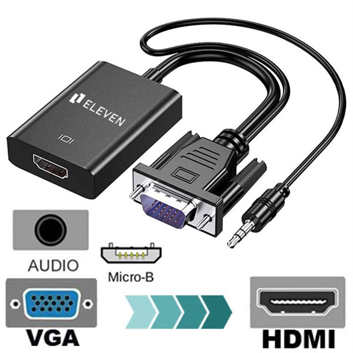 مبدل VGA به HDMI الون Eleven CV1000 - 3