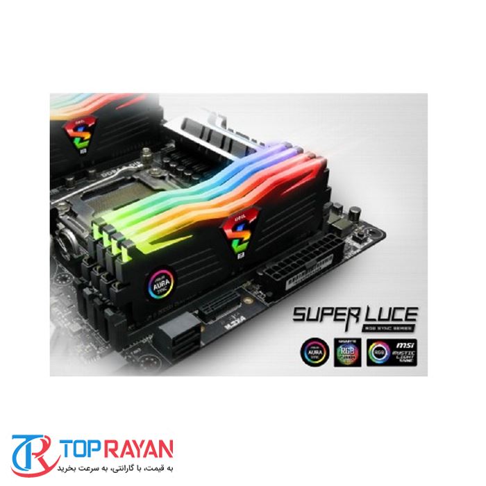 رم کامپیوتر ژل سری Super Luce RGB با حافظه ۸ گیگابایت و فرکانس ۳۲۰۰ مگاهرتز - 3