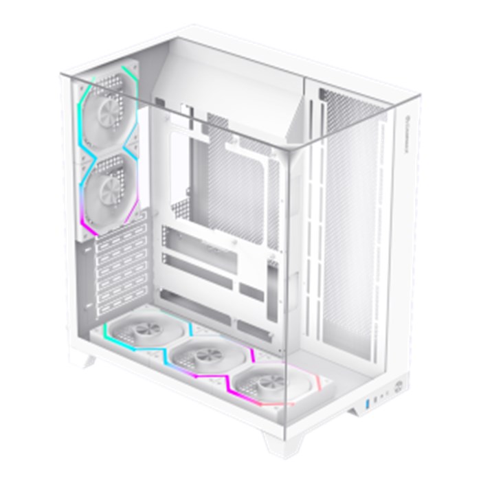 کیس گیمینگ گیم مکس مدل GAMEMAX CASE INFINITY PRO WHITE - 5