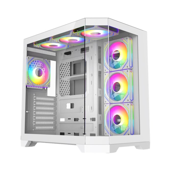 کیس گیم مکس مدل GAMEMAX CASE HYPE-A WHITE - 2