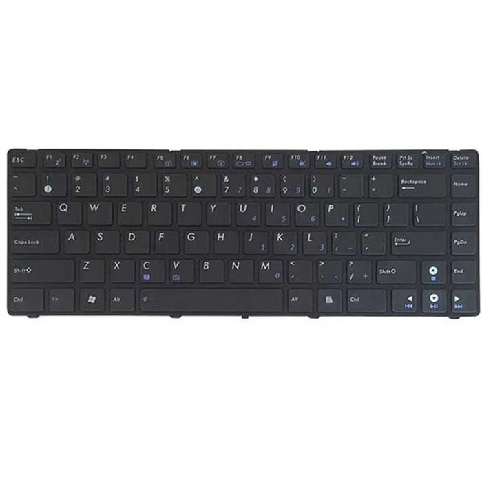 کیبورد لپ تاپ ایسوس K42-K43 سفید-بافریم - 3