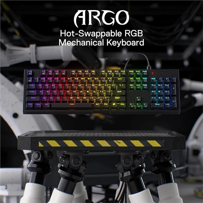 کیبورد مکانیکال گیمینگ ردراگون مدل  Argo K670 RGB - 3