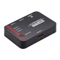 LimeStone LSHS0301 HDMI 3×1 Switch W/IR 3D Support 4Kx2K With Remote Control