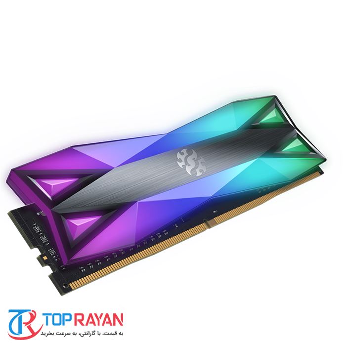 رم کامپیوتر ای دیتا تک کاناله مدل SPECTRIX D60G DDR4 RGB با حافظه 16 گیگابایت و فرکانس 3000 مگاهرتز - 2