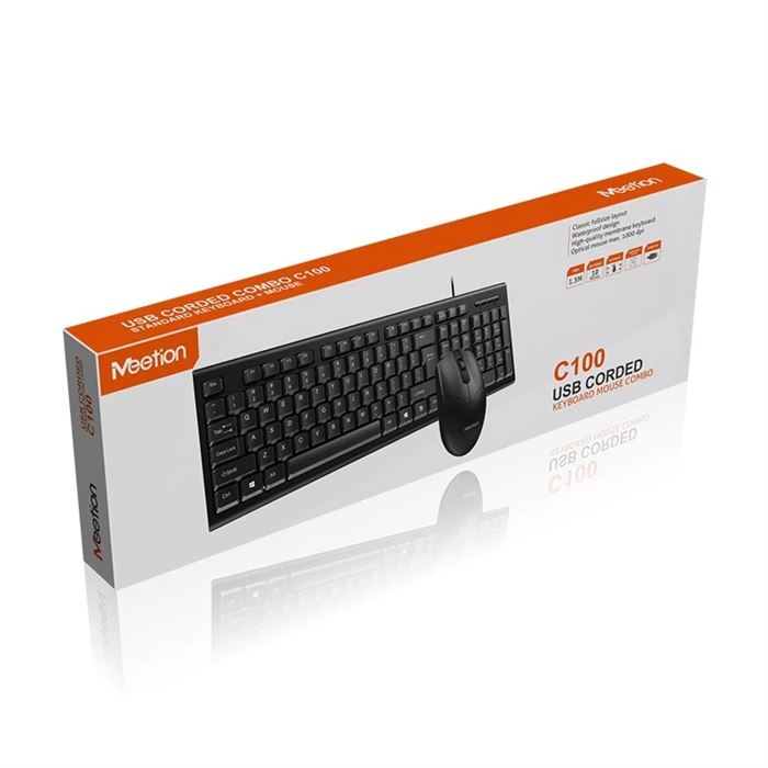 کیبورد و ماوس با سیم میشن مدل MT-C100 - 8