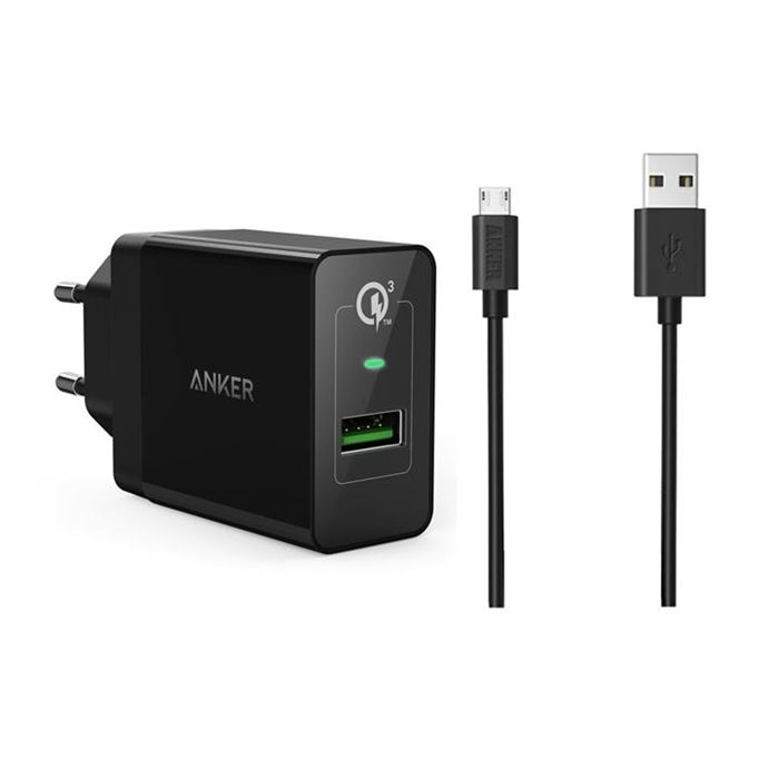 شارژر دیواری انکر 18 وات مدل Quick Charge 3.0 Power Port plus 1 B2013L11 - 5