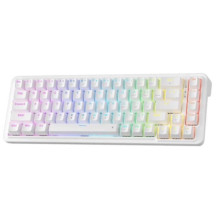 کیبورد با سیم مکانیکال گیمینگ ردراگون مدل K709 Gasket RGB White - 3