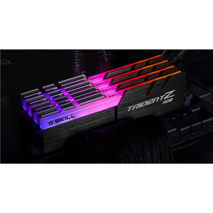 رم دسکتاپ DDR4 چهار کاناله 3600 مگاهرتز CL18 جی اسکیل مدل TRIDENTZ RGB ظرفیت 64 گیگابایت - 4