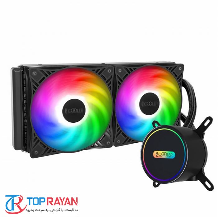 خنک کننده پردازنده پی سی کولر مدل PCcooler GI-Cl240vc نور پردازی ARGB - 2