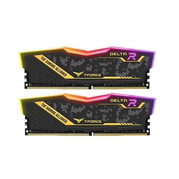 رم تیم گروپ سری T-Force TUF Delta RGB با ظرفیت 32 گیگابایت و فرکانس 3200 مگاهرتز