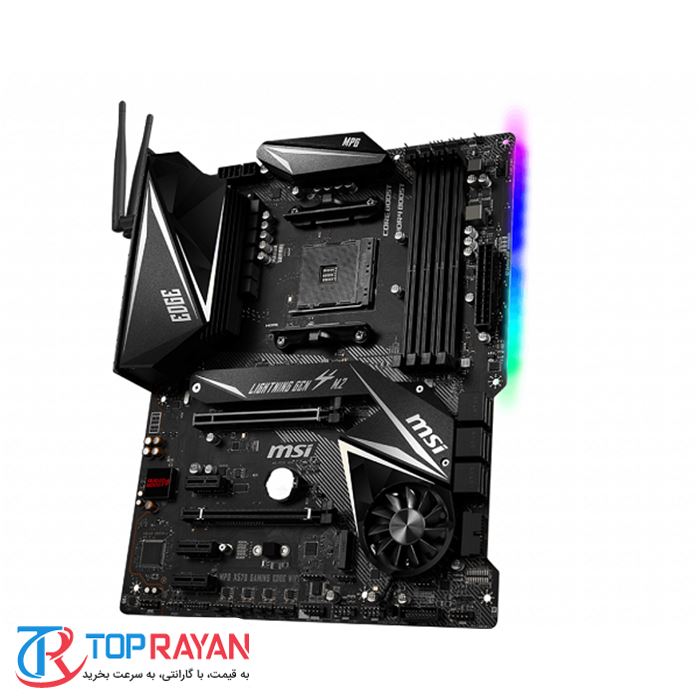 مادربرد ام اس آی مدل MPG X570 GAMING EDGE WIFI DDR4 سوکت AM4 - 4