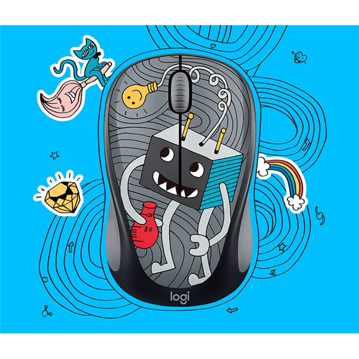 ماوس بیسیم لاجیتک سری Doodle مدل Lightbulb - 5