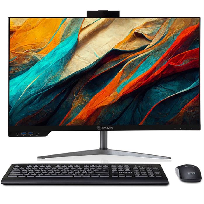کامپیوتر All In One اینوورس 24 اینچی مدل X2414B-7611TS پردازنده Core i7 رم 16GB حافظه 1TB HDD 120GB SSD گرافیک Intel