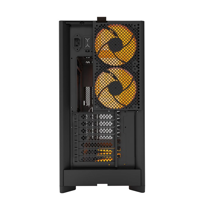 کیس مشکی مونتک مدل MONTECH HS01 PRO BLACK - 6